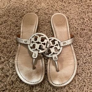 Tory Burch Miller sandals.